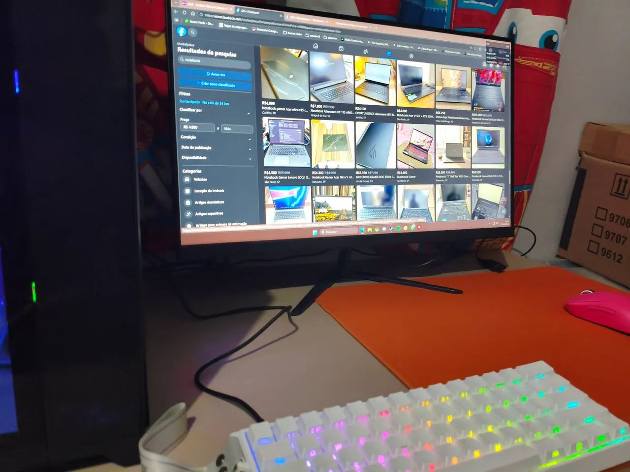vendo ou troco em notebook gamer - Foto 2