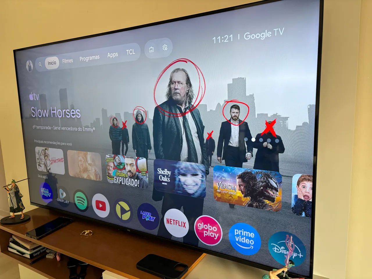Vendo Tv TLC, 55 polegadas com um ano de uso - Foto 2