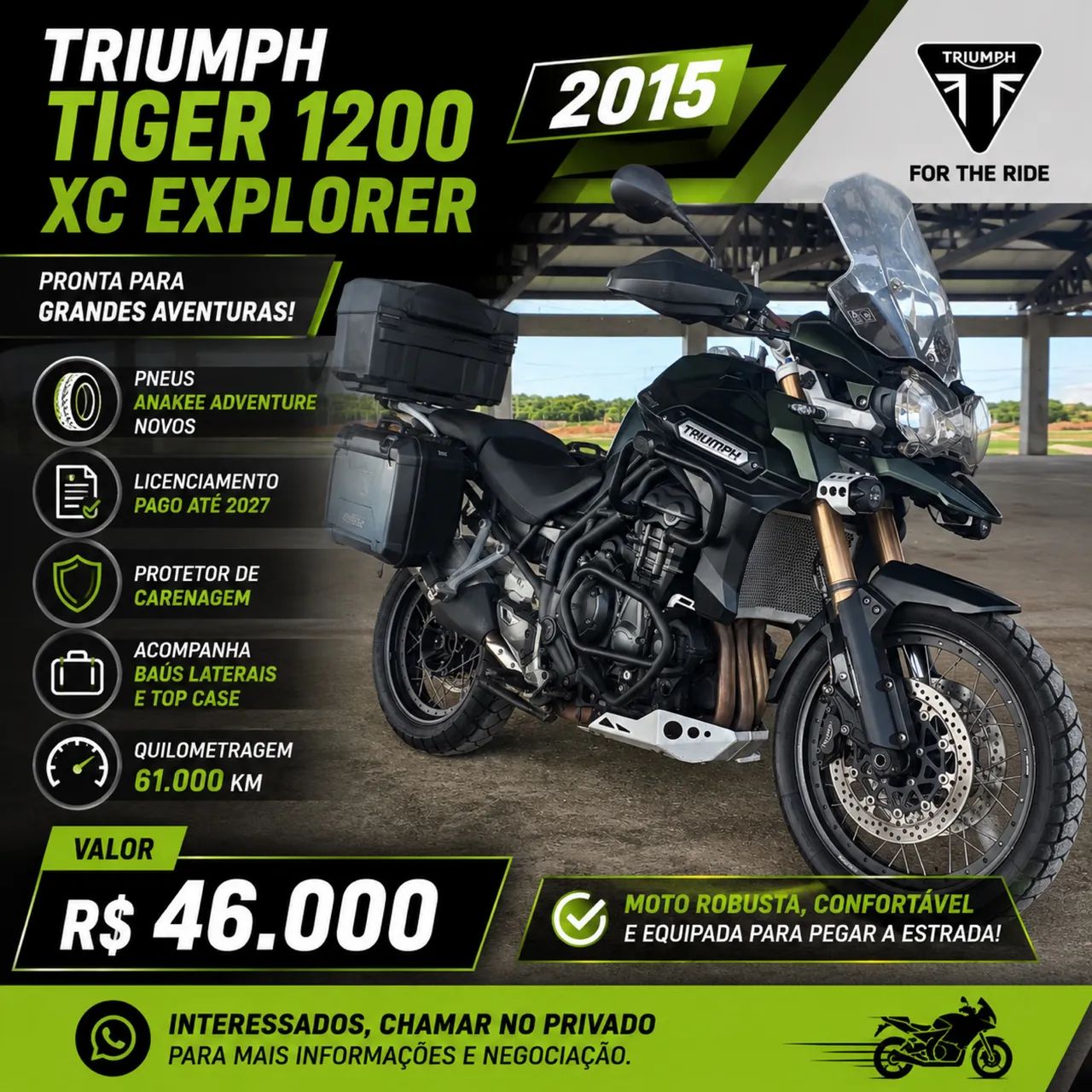 Triumph Tiger 1200 XC Explorer 2015 - Foto 3