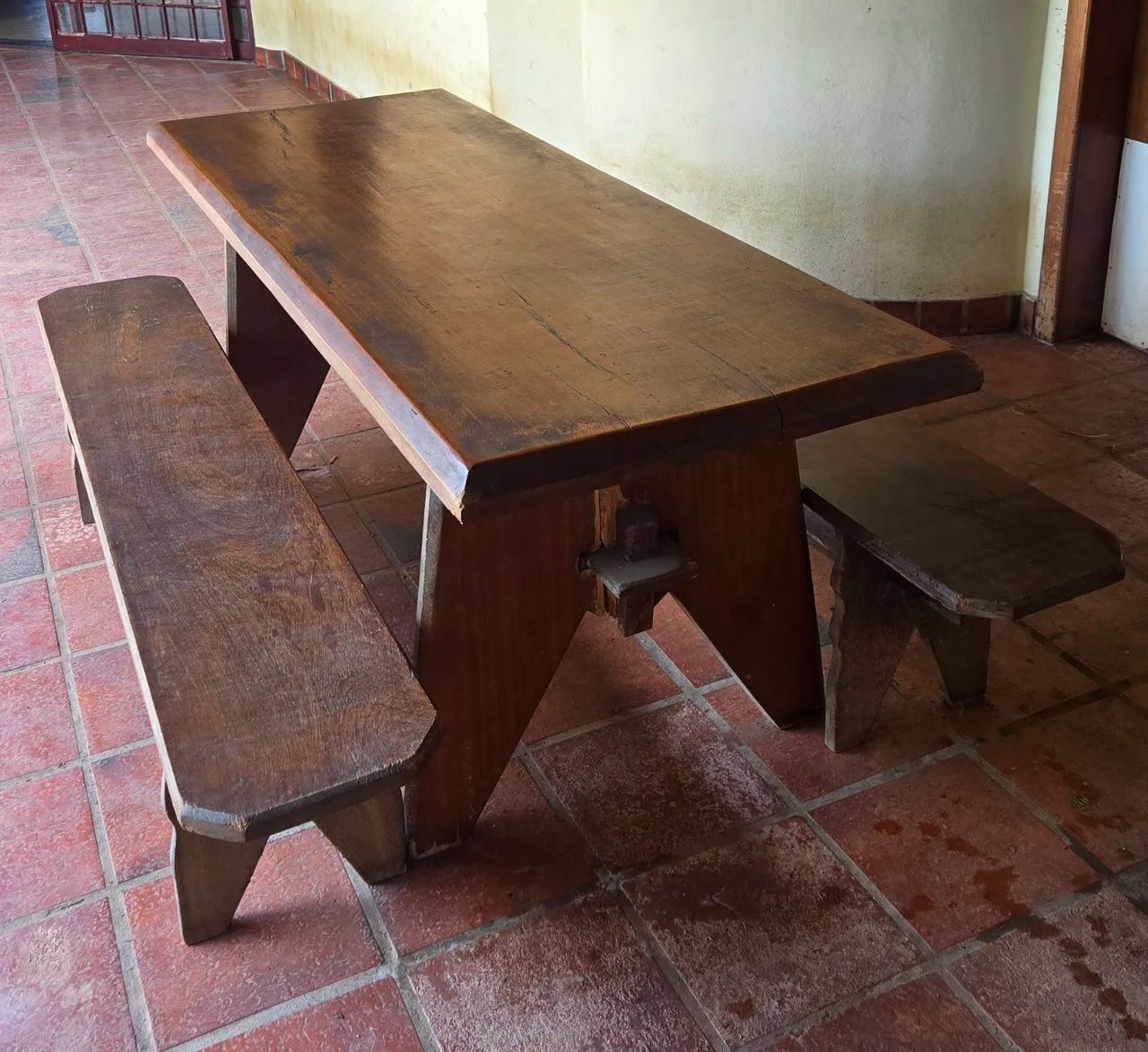 Mesa Rustica de Madeira - Foto 2