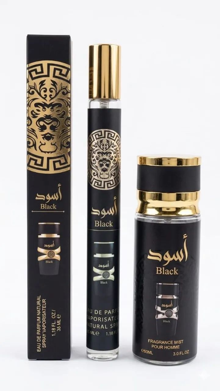 Kit Árabe Eclaire Perfume 35ml + Body Splash 90ml Gourmand Baunilhado  - Foto 4