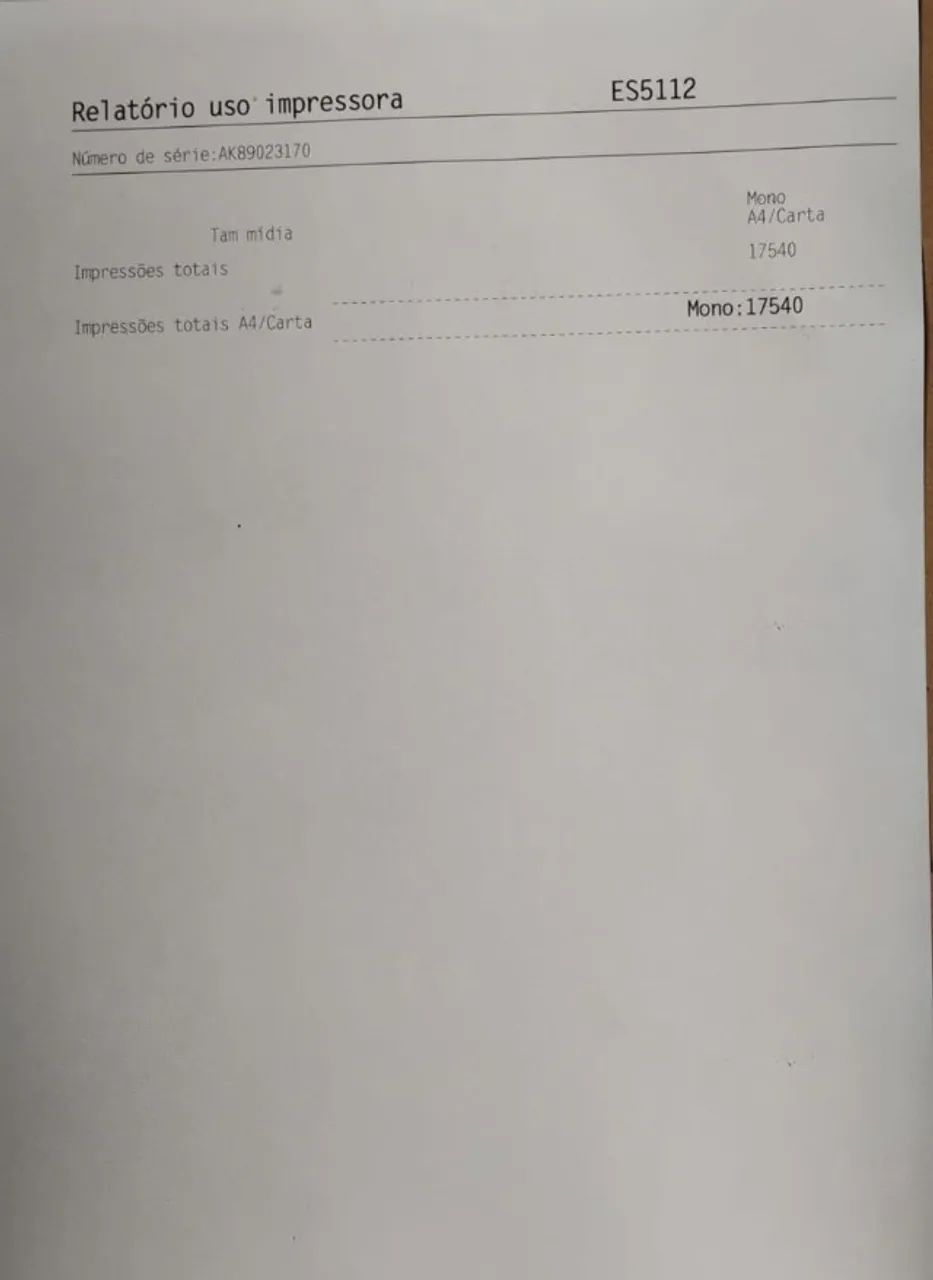 Impressora função única monocromática OKI ES5112 Perfeita Pronta pra Uso - Foto 2