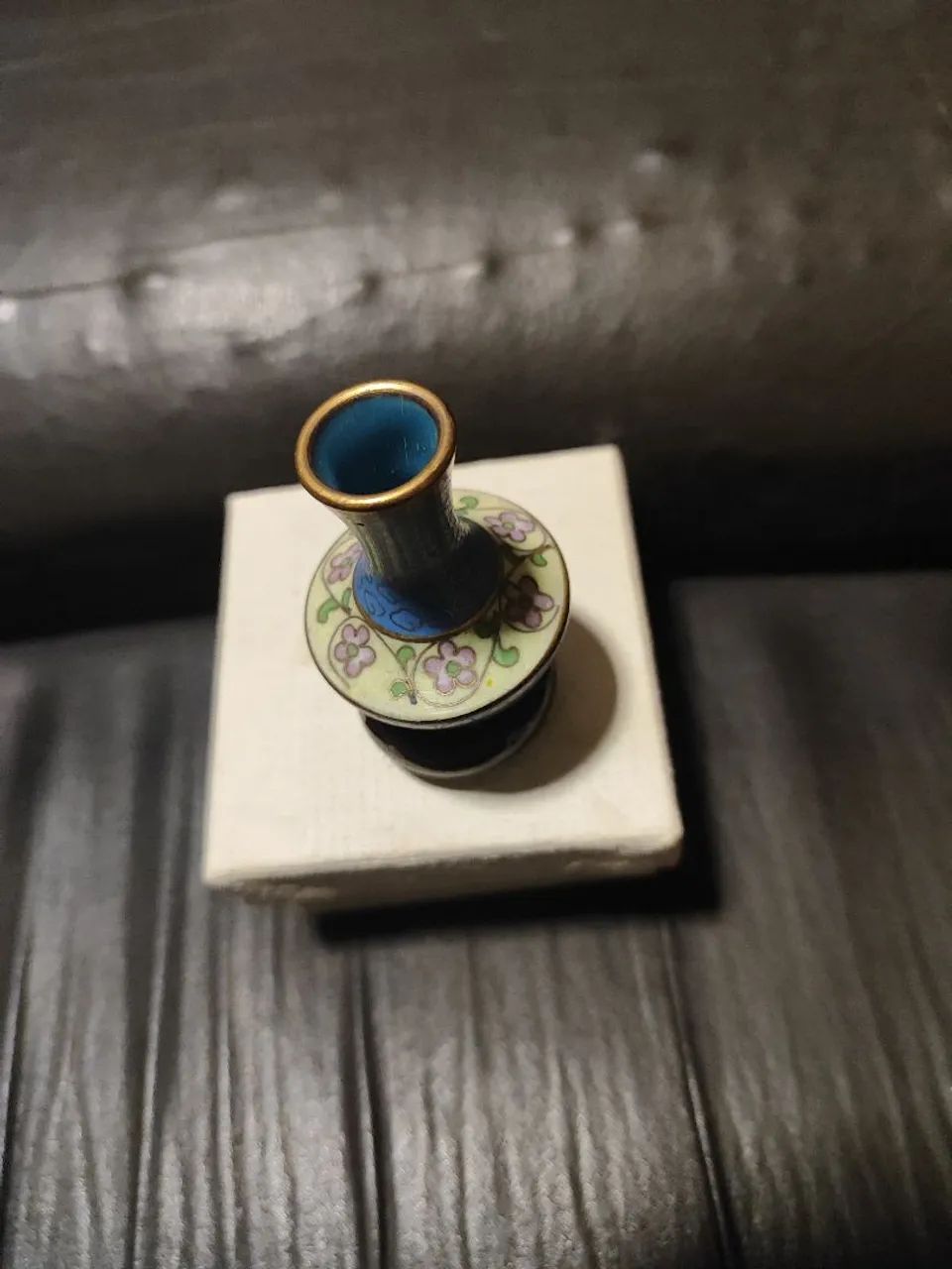 Mini vaso chinês cloissonné - Foto 3