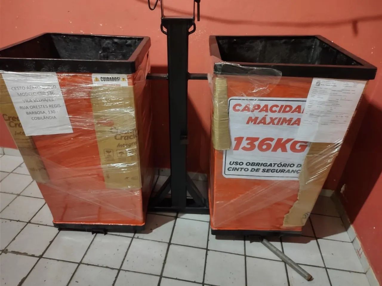 Cesto aéreo novo a venda - Foto 4