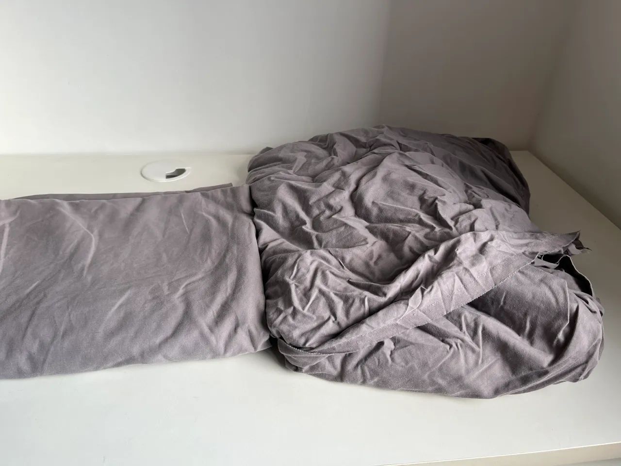 Jogo lençol cinza king size 2 peças  - Foto 2