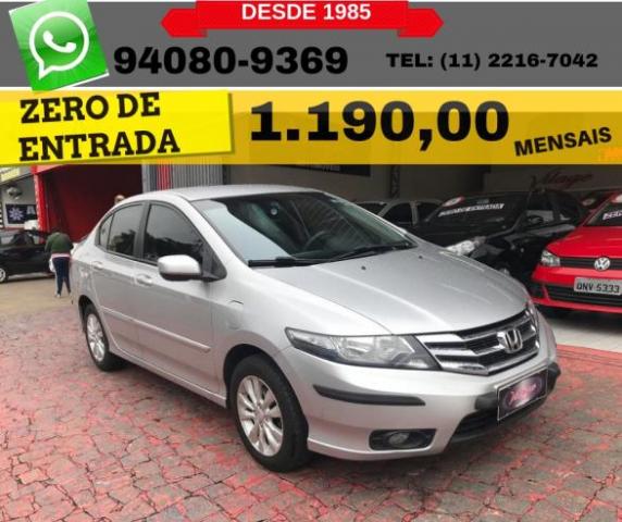 Honda City LX 1.5 aut. 2013 zero de entrada