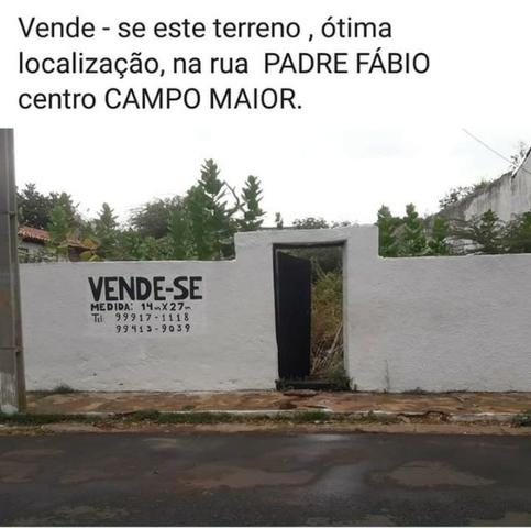Terreno 14m X 27m