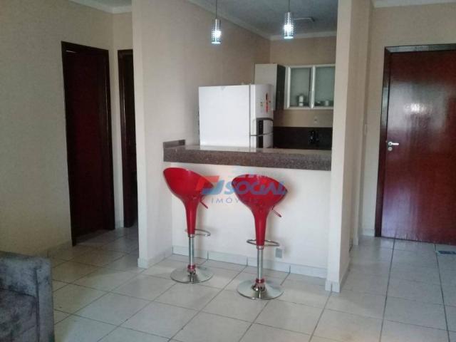 Excelente apartamento mobiliado para locação, cond. porto velho service, apt 207, porto ve - Foto 4