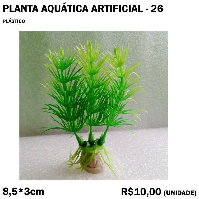 Planta Verde de Aquário Artificial - Modelo 26