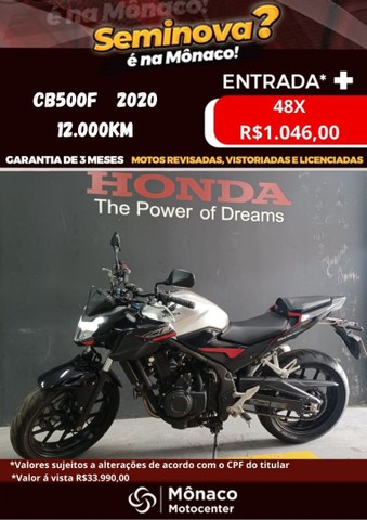 CB 500 F SEMI NOVA A PRONTA ENTREGA