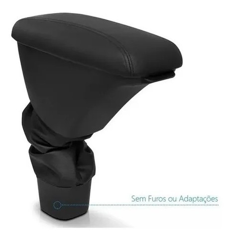 Apoio de Braço Peugeot 208 / 2008 2013 - Preto - Foto 2