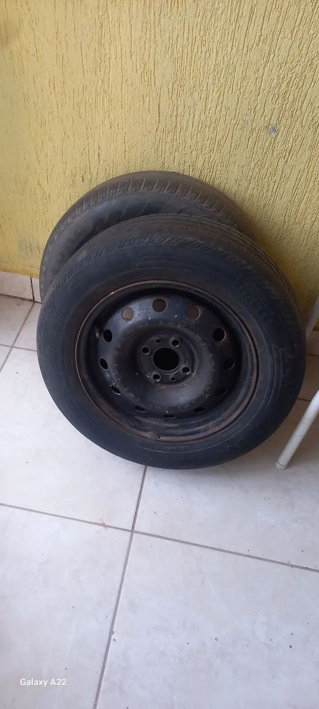 Pneu estepe aro 14 fiat