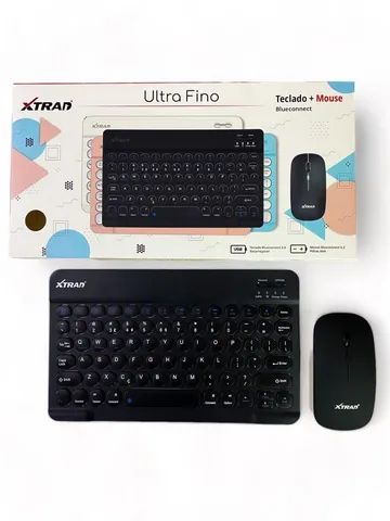 Teclado e Mouse Ultra fino Bluetooth Xtrad - Foto 4