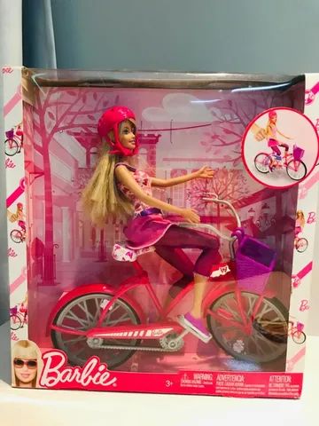 Boneca Barbie Ciclista com Bicicleta - Mattel