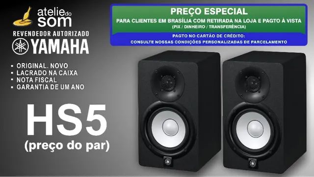 Hs5 Yamaha Caixa de Som (par) novas Lacradas Originais Garantia 1