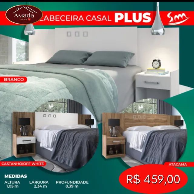 Cabeceira casal 429,00 , Entrega  em 3 dias  - Foto 2