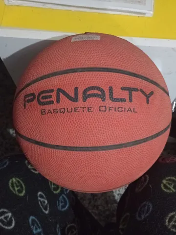 Bola Penalty Basquete 6.8 Cross Over X - Laranja Com Detalhes Verde - NBB -  FIBA