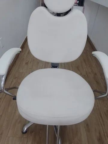 Cadeira Reclinável Cabeleireiro Barbeiro Salão Maquiagem.