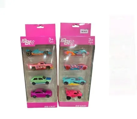 Kit carrinho rosa