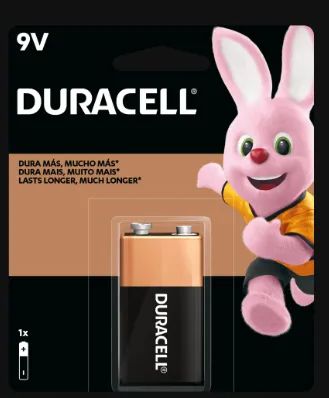 Bateria Alcalina 9V Duracell - Cartela c/1-Unidade