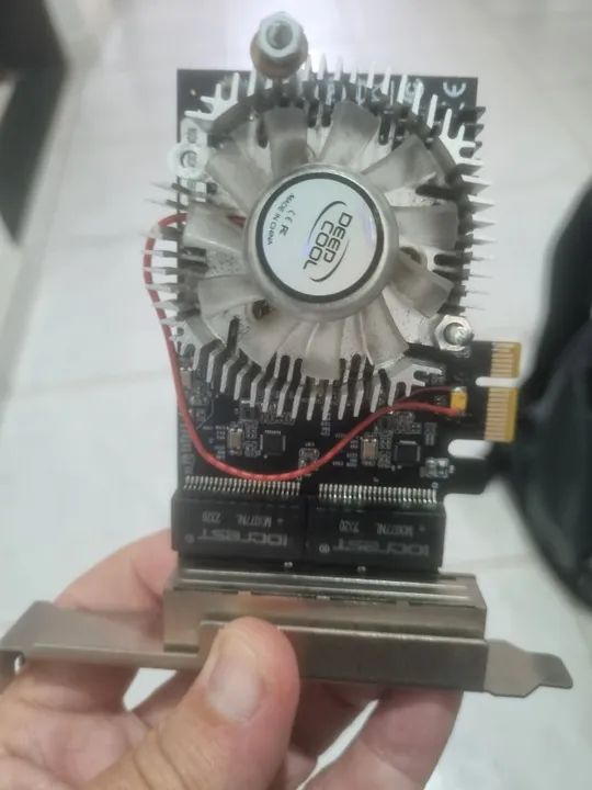 Placa de Rede RTL8139 Gigabit 4 Portas