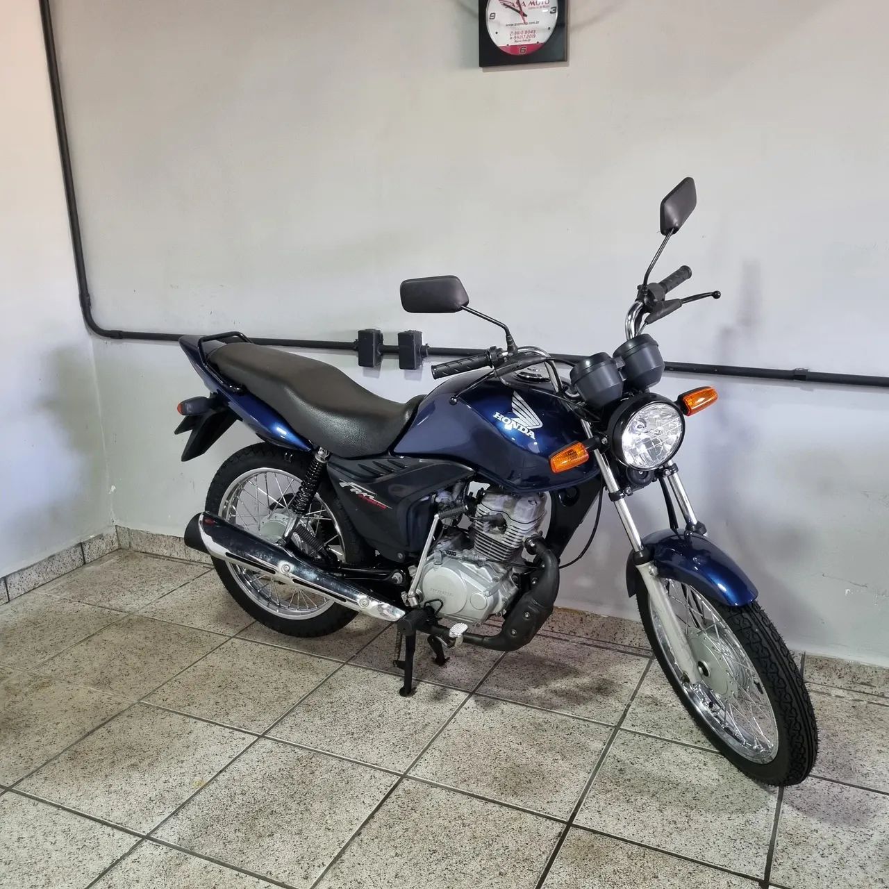 FAN 125 KS 2013 AZUL METÁLICO - Foto 4