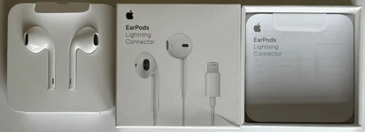 Apple EarPods Lightning Connector - novos
