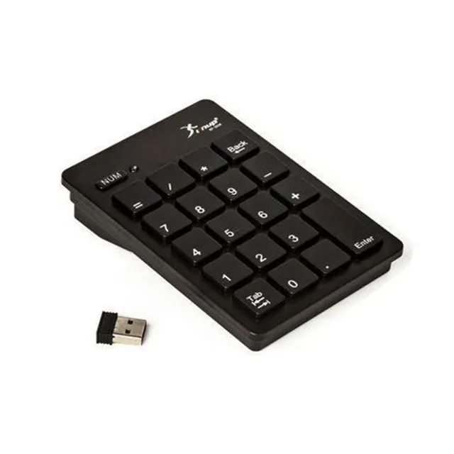 Teclado Numérico Sem Fio USB Wireless 20 Teclas