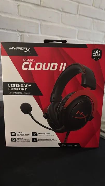 HyperX Cloud II Nunca Usado