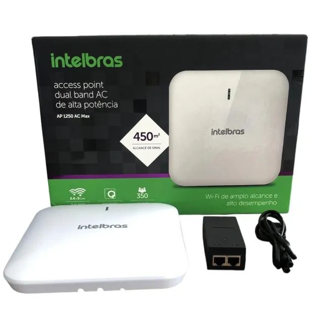 Roteador Access Point Corporativo Intelbras AP 1250 Ac Max Cor Branco