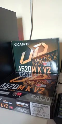 Placa Mãe Am4 A520m da Gigabyte com 1 ano de garantia - Foto 3