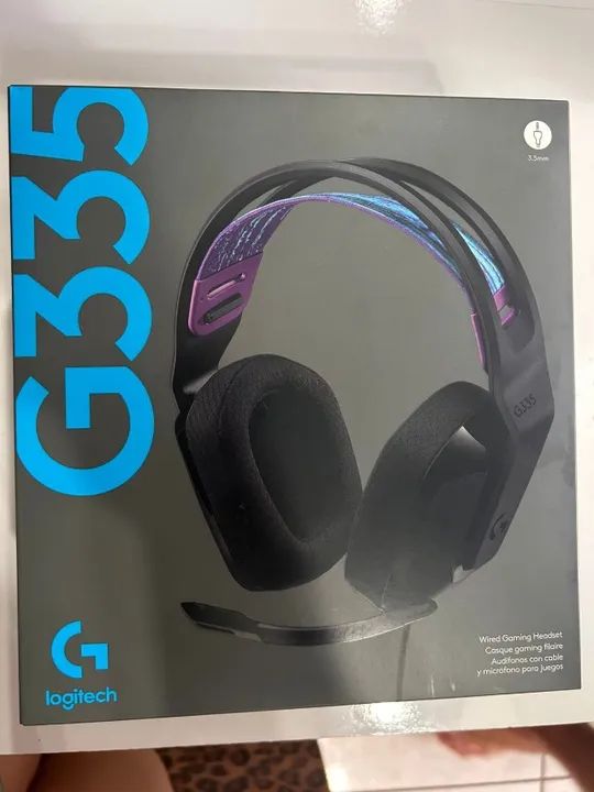 Headset Gamer Logitech G335 para PC, PlayStation, Xbox, Nintendo Switch e Mobile - Preto - Foto 4