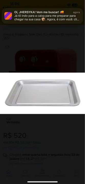 Forno + Airfryer 10 LITROS LACRADA/NOVA - Foto 5