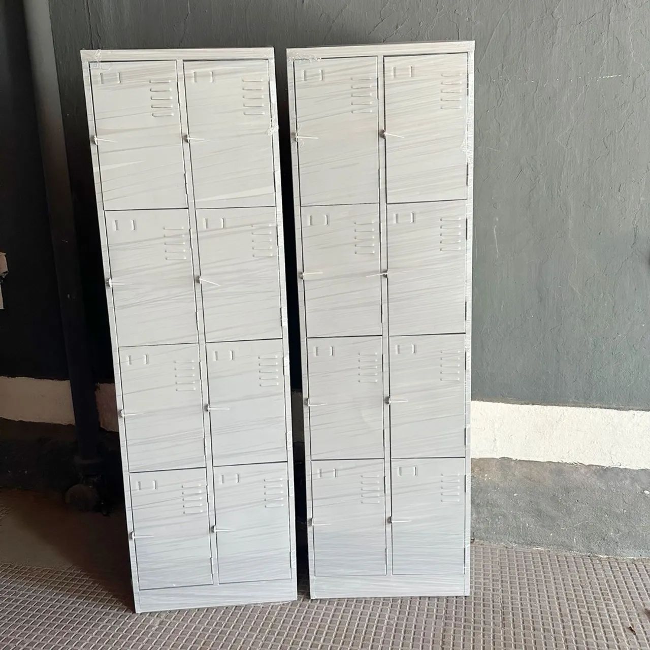 Estante armário 2 portas arquivo de aço roupeiro  - Foto 3