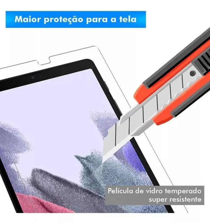 Película Vidro para Tablet Samsung Galaxy Tab A7 T220 T225 8,7" - Foto 2