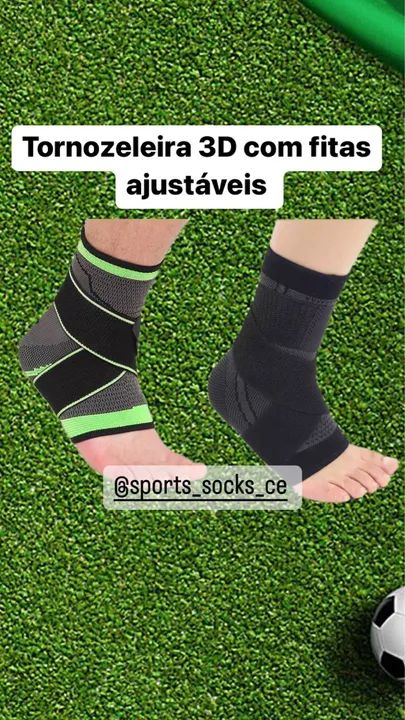 Tornozeleira 3D com fitas ajustáveis - Nova