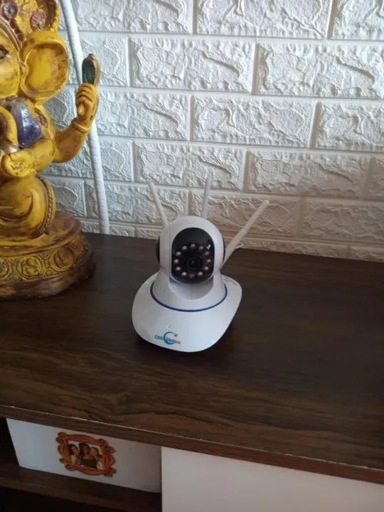 Baba Eletronica Camera ip Wifi Sem Fio Visão Noturna Microfone Novo  - Foto 2