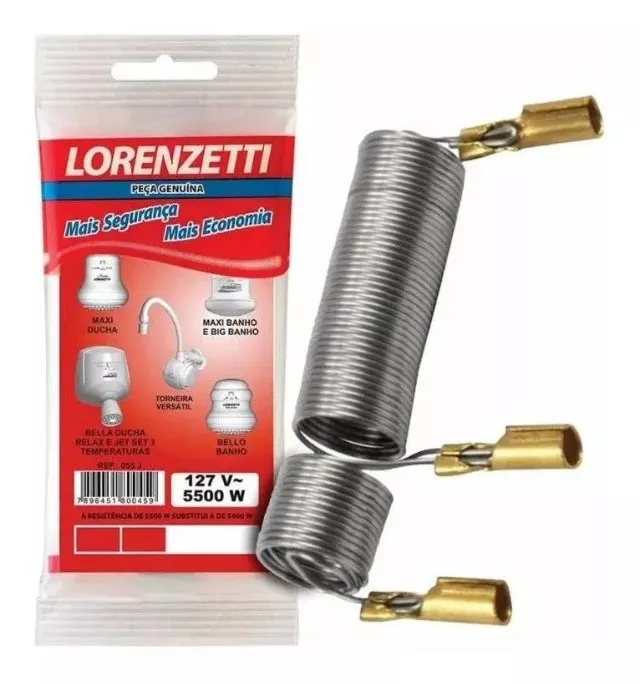 Kit c/ 10 Resistência Maxi Ducha 127v Lorenzetti Original