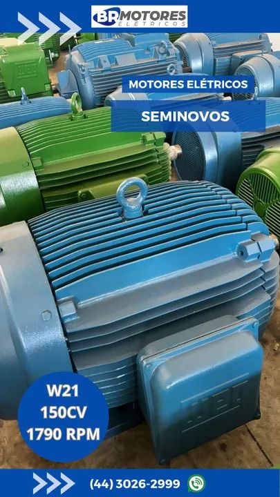 MOTORES ELÉTRICOS WEG - GARANTIA DE 15 MESES  - Foto 3