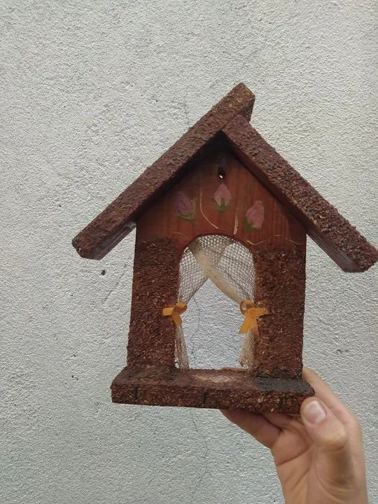 Porta chave Casinha de madeira - Foto 2