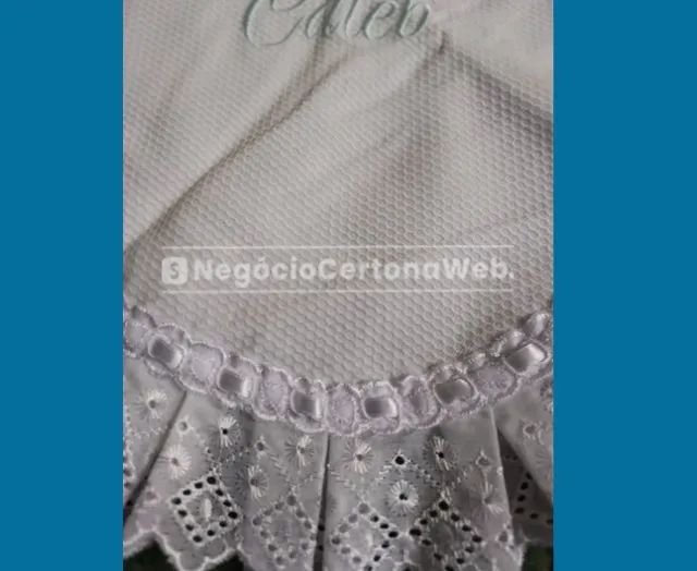 Kit de Fraldas e Manta Personalizados - Caleb - Foto 4