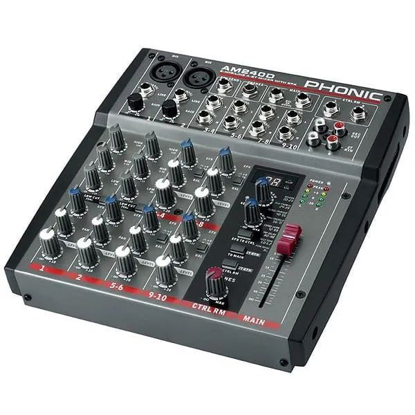 Mesa de Som Phonic AM240D 6 Canais