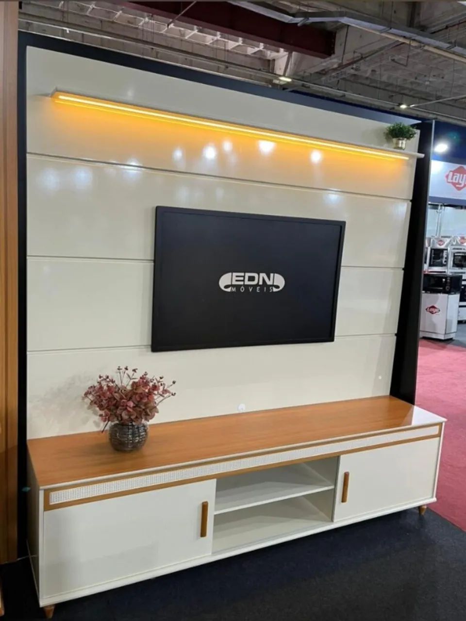 Painel Bliss + Rack Comodoro 2.18  100% MDF  -  Pronta Entrega!+ - Foto 3