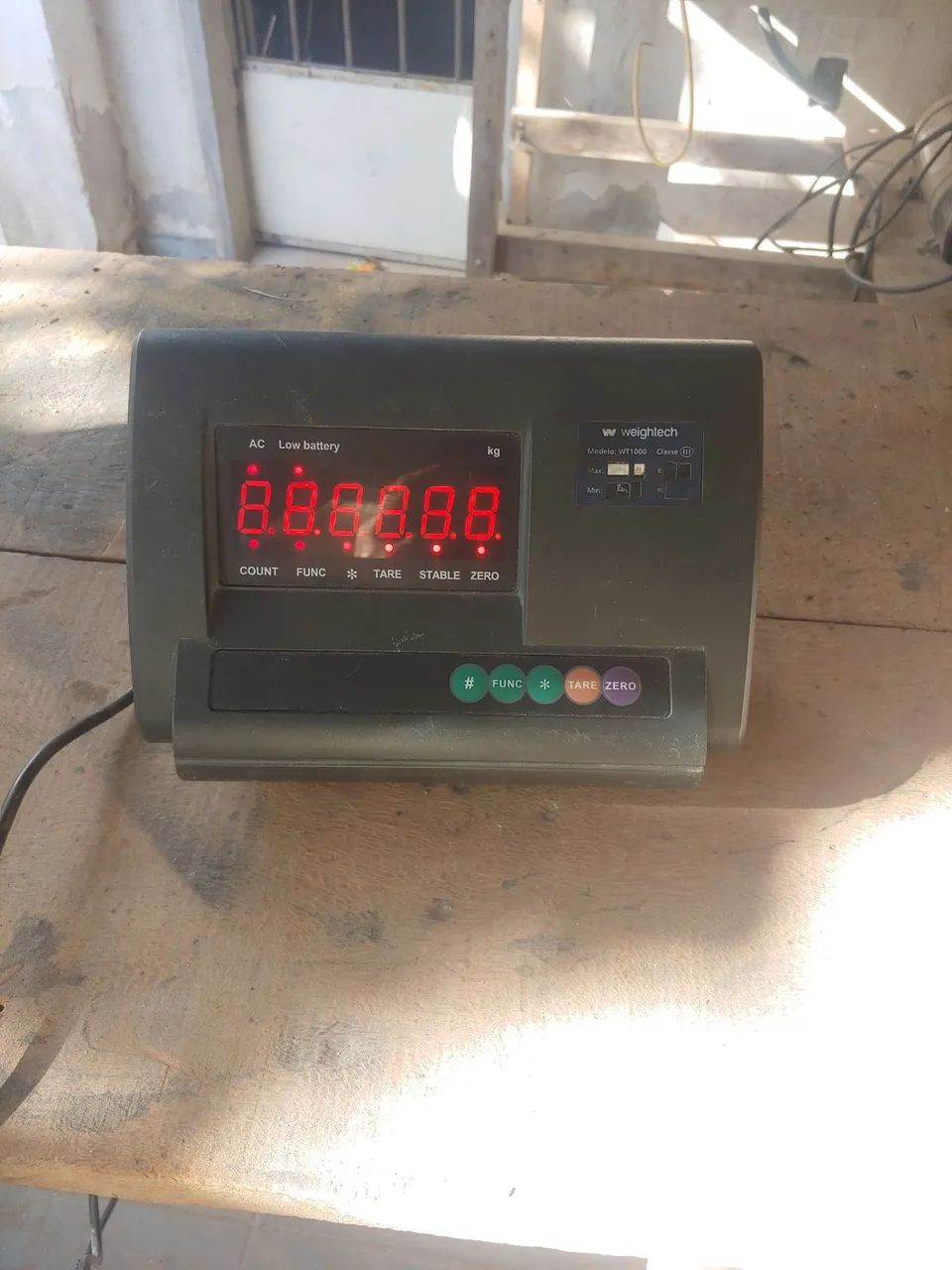 Indicador de pesagem weightech WT1000 - Foto 2