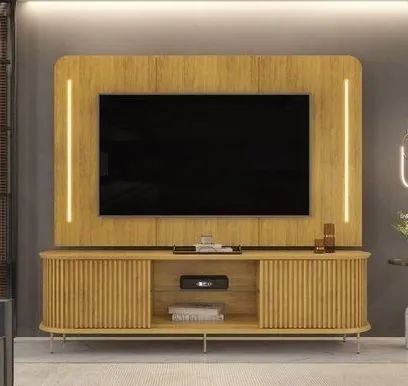 Bancada e Painel  P/ TV até 75" com Leds DIVIDIMOS EM ATÉ 10X SEM JUROS - Foto 2