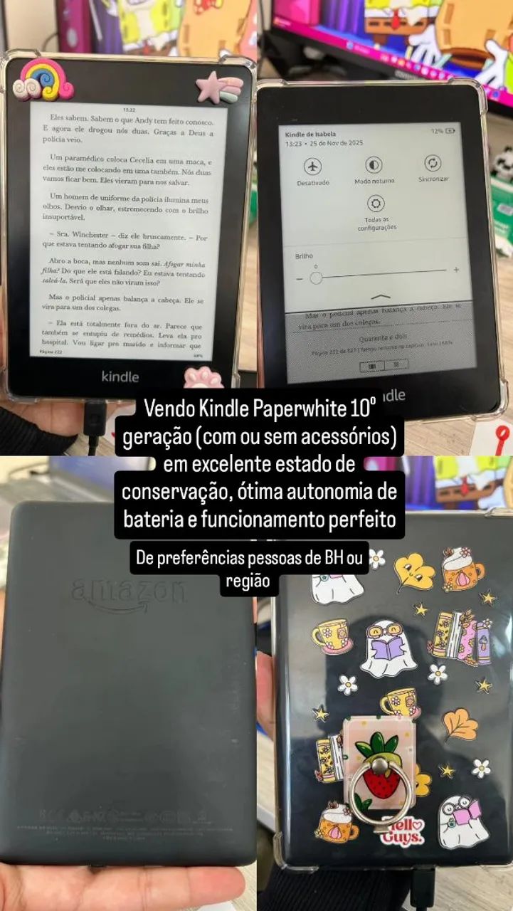 Kindle Paperwhite 10 geração - 8gb - Tablets e E-Readers - Savassi