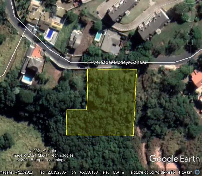 Terreno de 4318 m² em condomínio fechado no Parque Arco Iris - Atibaia - SP