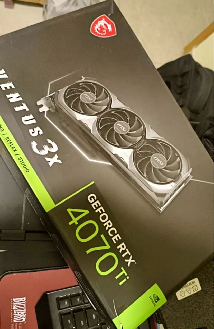 UNICA UNIDADE! Placa de Vídeo MSI GeForce RTX 4070 Ti Ventus 3X
