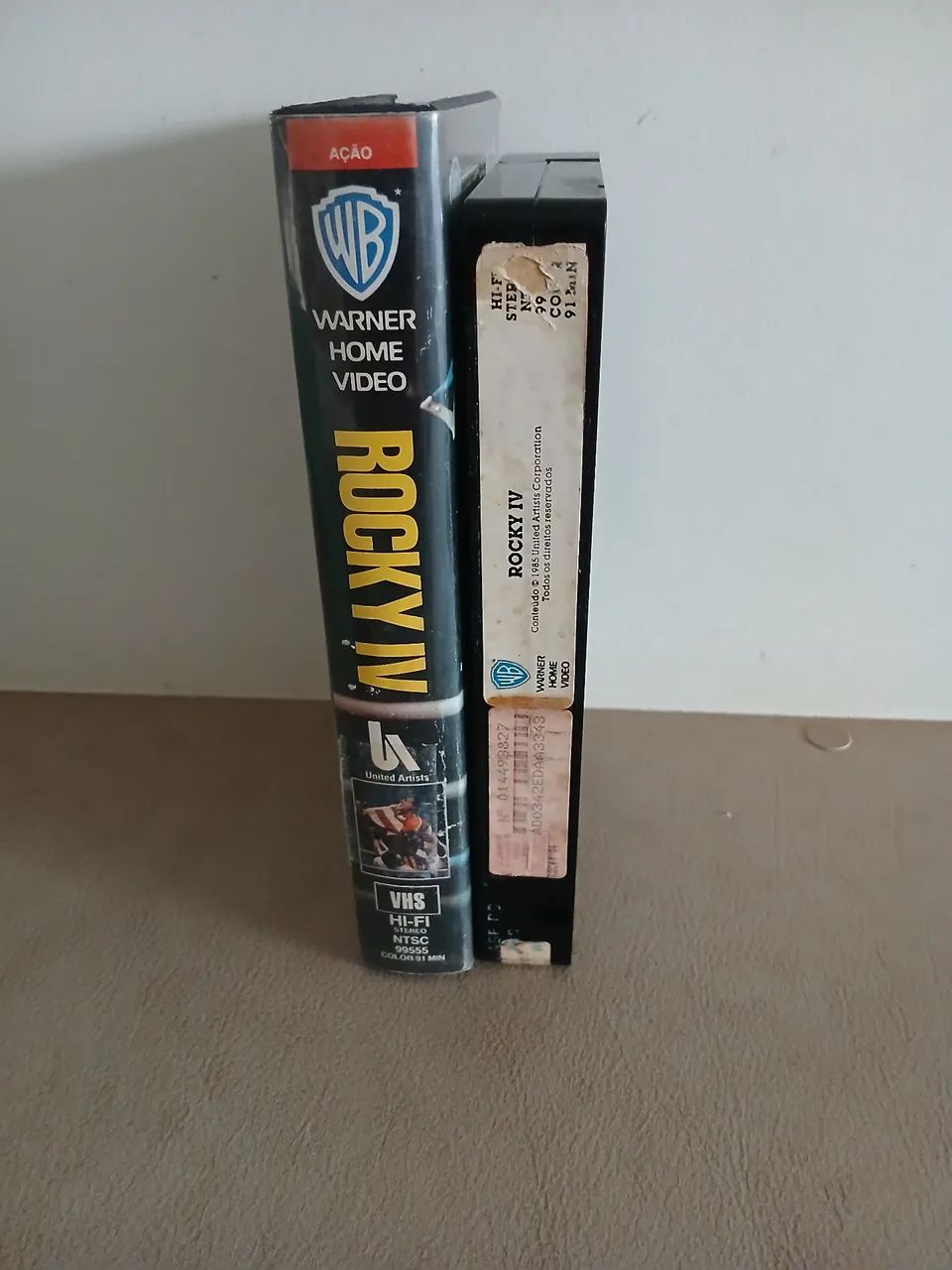 VHS Rocky 4 - Stallone - 1a Tiragem - Raridade - DVD, Blu-Ray e