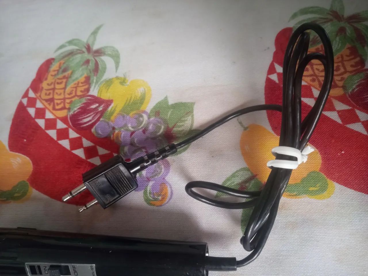 Microfone com Fio para Gravador antigo